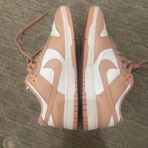 Nike Women's Blush and White Sneakers